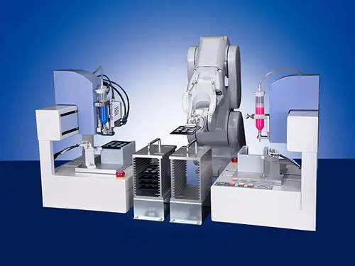 HM-AeroJet İsti əriyən yapışdırıcılar üçün təmassız reaktiv dispenser