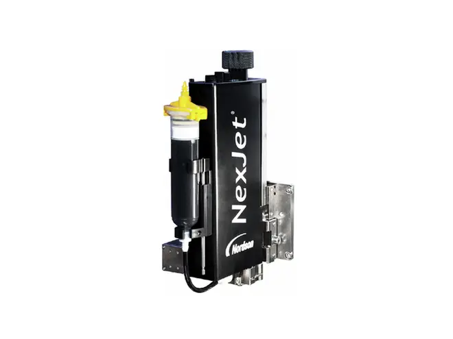 ReadiSet reaktiv patronları olan ASYMTEK NexJet NJ-8 Jet Dispenser Sistemi.